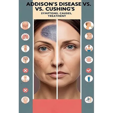 Addison's Disease vs. Cushing's - Symptoms, Causes, Treatment: Addison's disease occurs when your adrenal glands produce too little cortisol. Cushing