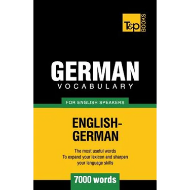 German vocabulary for English speakers - 7000 words