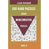 Minesweeper Puzzles - 200 Hard Puzzles 20x20 Book 13