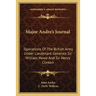 Major Andre's Journal: Operations Of The British Army Under Lieutenant Generals Sir William Howe And Sir Henry Clinton
