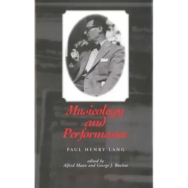 Musicology and Performance