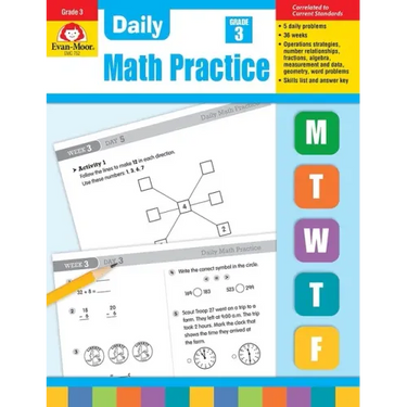 Daily Math Practice, Grade 3 Teacher Edition