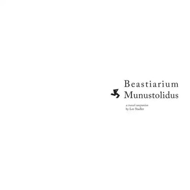 Beastiarium Munustolidus: A Travel Companion
