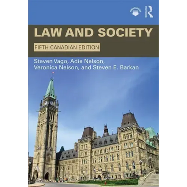 Law and Society: Canadian Edition