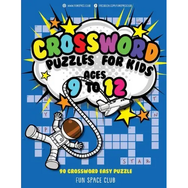 Crossword Puzzles for Kids Ages 9 to 12: 90 Crossword Easy Puzzle Books
