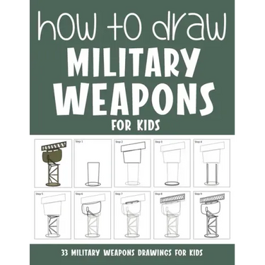How to Draw Military Weapons for Kids