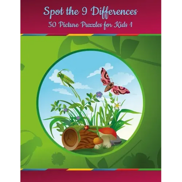 Spot the 9 Differences - 50 Picture Puzzles for Kids 1