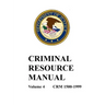 Criminal Resource Manual: 1500-1999