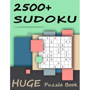 2500+ Sudoku - Huge Puzzle Book: Mega Jumbo Giant Book of Sudoku Puzzles - The Biggest, Largest, Fattest, Thickest Sudoku Book on Earth - 2500+ Proble