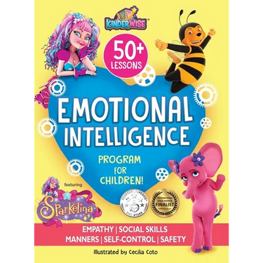 Emotional Intelligence Program for Children featuring Sparkelina: 58 Lessons (5 books in 1)