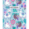 Sketchbook: Sloth, Unicorn and Llama Sketch Book for Kids - Practice Drawing and Doodling - Fun Sketching Book for Toddlers & Twee