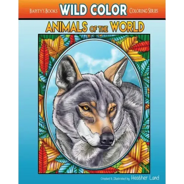Animals of the World: Adult Coloring Book