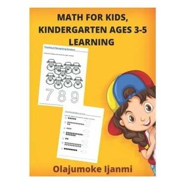 Math For Kids, Kindergarten Ages 3-5 Learning: Math Workbooks For Prekindergartens