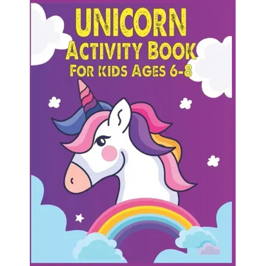 Unicorn Activity Book For Kids Ages 6-8