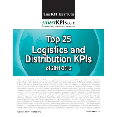 Top 25 Logistics / Distribution KPIs of 2011-2012