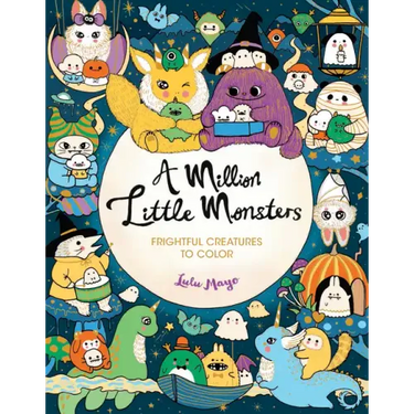 A Million Little Monsters: Frightful Creatures to Color