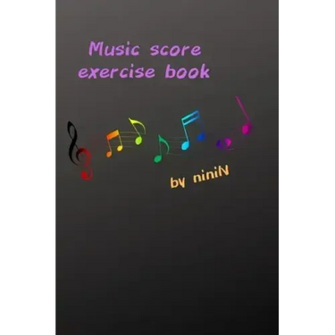Music score exercise book