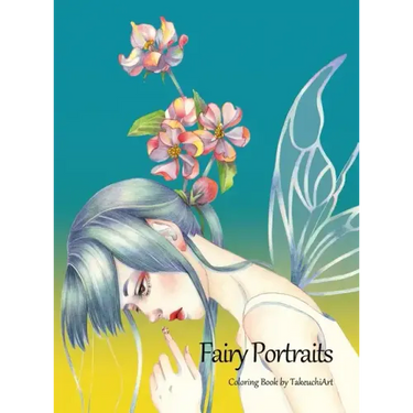Fairy Portraits: Fantasy Fairies and Elves Coloring Book