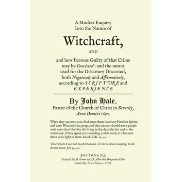 A Modest Enquiry Into the Nature of Witchcraft