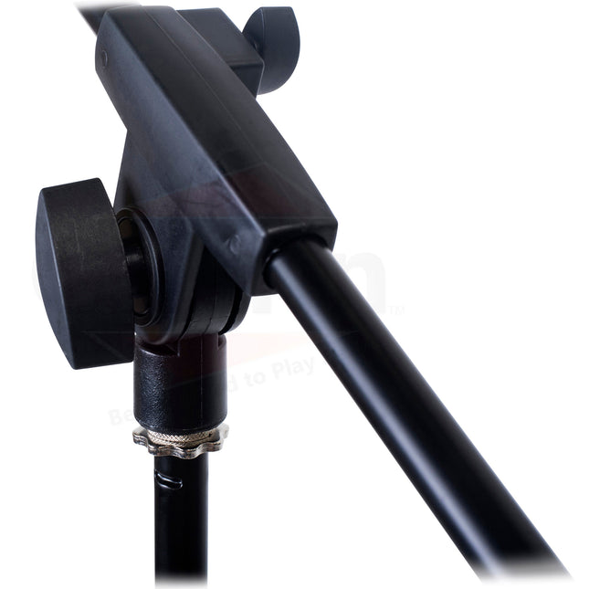 Microphone Stand with Telescoping Boom and Mic Clip Package by GRIFFIN - Tripod Premium Quality by GeekStands.com