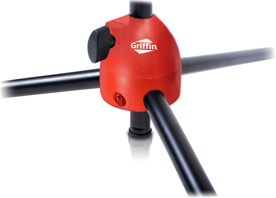 GRIFFIN Microphone Stand Package of 5 with Vocal Unidirectional Mics & XLR Cables - Handheld Cardioid Dynamic Microphones for Home Studio Recording by GeekStands.com