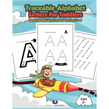 Traceable Alphabet Letters for Toddlers: Beginner ABC Tracing and Tracing Lines