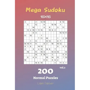Mega Sudoku 16x16 - 200 Normal Puzzles vol.2