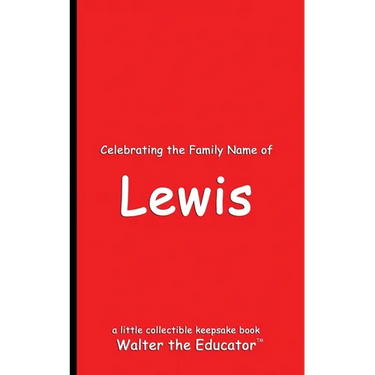 Celebrating the Family Name of Lewis