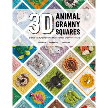 3D Animal Granny Squares: Over 30 Creature Crochet Patterns for Pop-Up Granny Squares