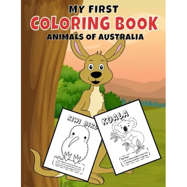 My First Coloring Book: Animals Of Australia