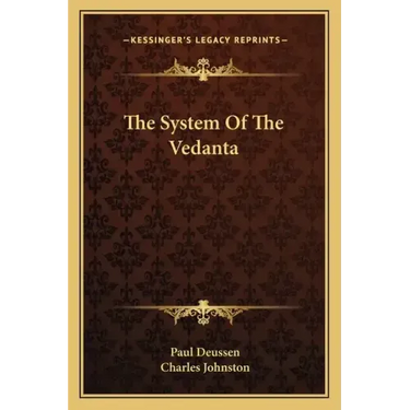 The System of the Vedanta
