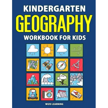 Kindergarten Geography Workbook for Kids