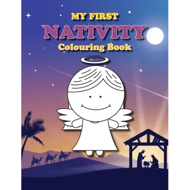 My First Nativity Colouring Book: Christian Christmas colouring book for the little ones