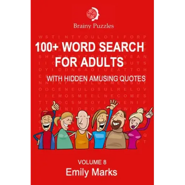 100+ Word Search for Adults: With Hidden Amusing Quotes