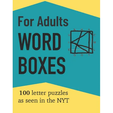 Word Boxes For Adults: 100 Letter Puzzles as seen in the NYT