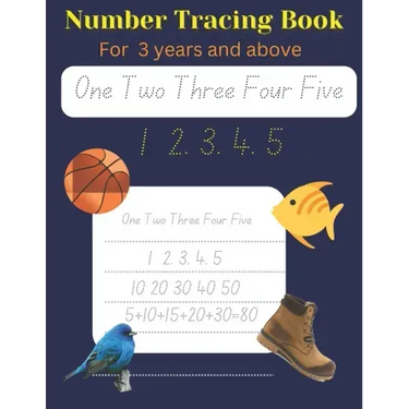 Number Tracing Book: For 3 years old and above