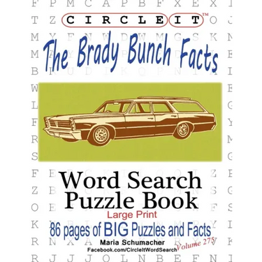 Circle It, The Brady Bunch Facts, Word Search, Puzzle Book