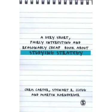 A Very Short, Fairly Interesting and Reasonably Cheap Book About Studying Strategy