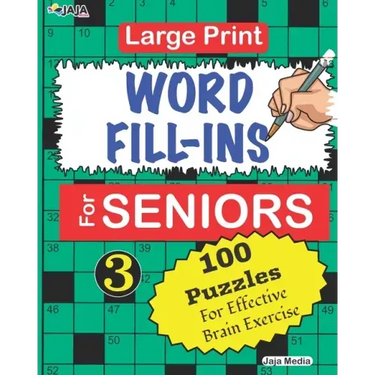 Large Print WORD FILL-INS For SENIORS; Vol. 3