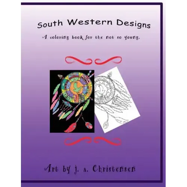 South Western Designs: An adult coloring book