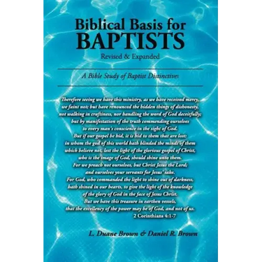 Biblical Basis for Baptists