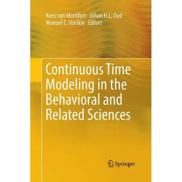 Continuous Time Modeling in the Behavioral and Related Sciences