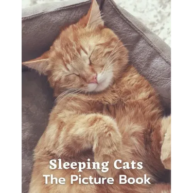 Sleeping Cats: Photo Book of Adorable Cats Alzheimer's Patients and Seniors with Dementia.