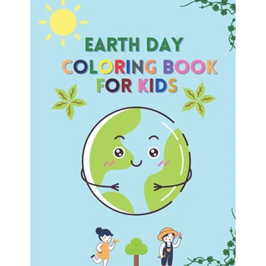 Earth Day Coloring Book For kids: Coloring Book for Kids Ages 4-8 Age with drawing Part