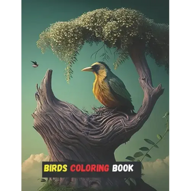 Birds Coloring book: Unique and Amazing Beautiful Designs Relaxing Coloring Book For Adults and Kids