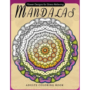 Flower Mandala Adults Coloring Books: Oriental Design for Grown-ups