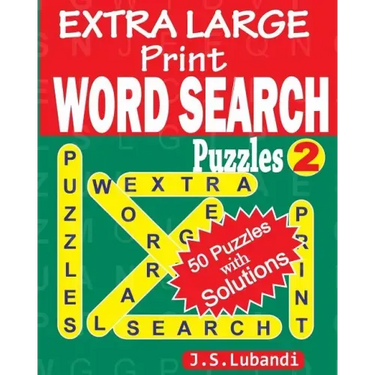 EXTRA LARGE Print WORD SEARCH Puzzles
