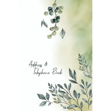 Address and Telephone book: Beautiful Floral Notebooks for Keeping Track of Addresses, Email, Mobile, Work & Home Phone Numbers