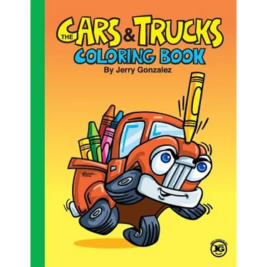 The Cars and Trucks Coloring Book