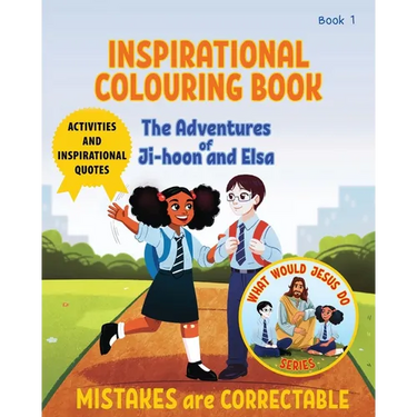 Inspirational Colouring Book 1: Mistakes are Correctable (What Would Jesus Do Series)
